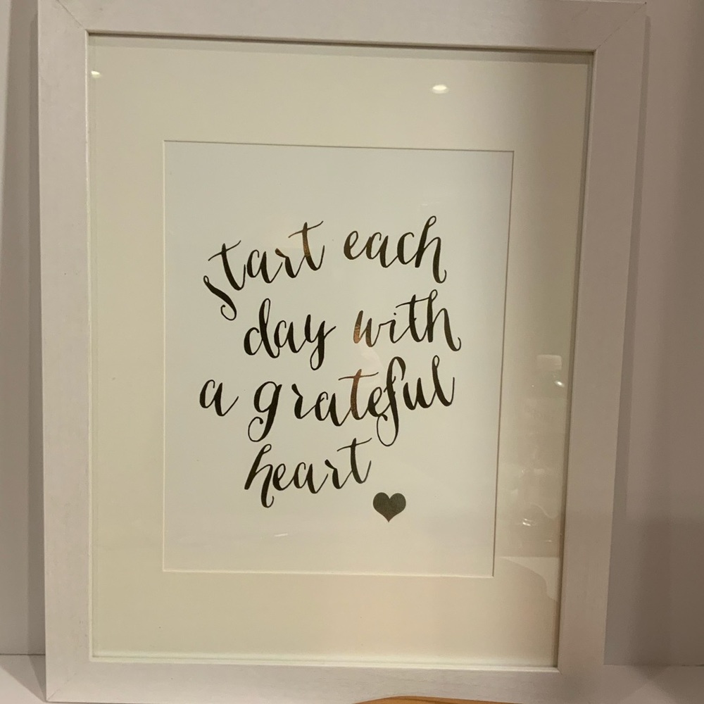 Start each day with a grateful heart ❤️
